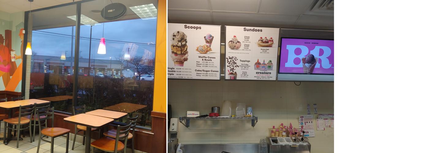 Baskin-Robbins Menu
