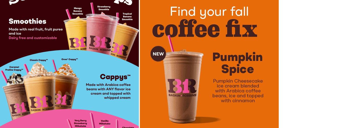 Baskin-Robbins Menu