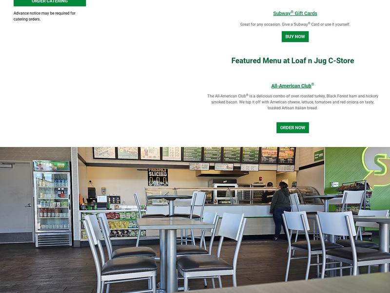 Subway Menu