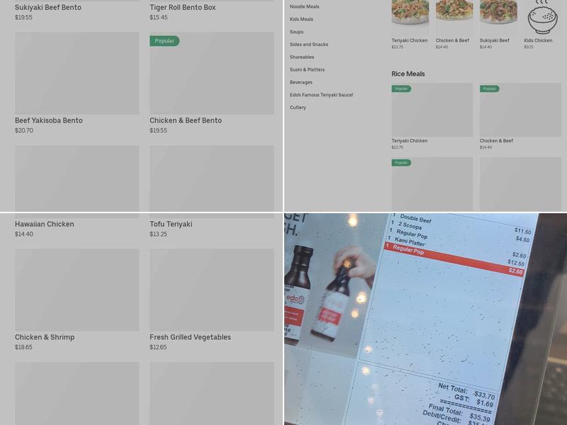 Edo Japan Menu