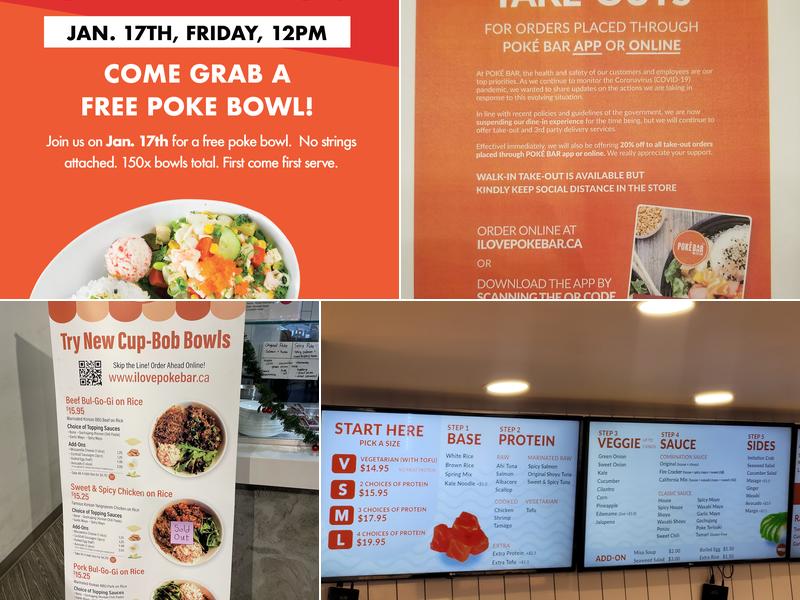 Poke Bar (Davie St.) Menu
