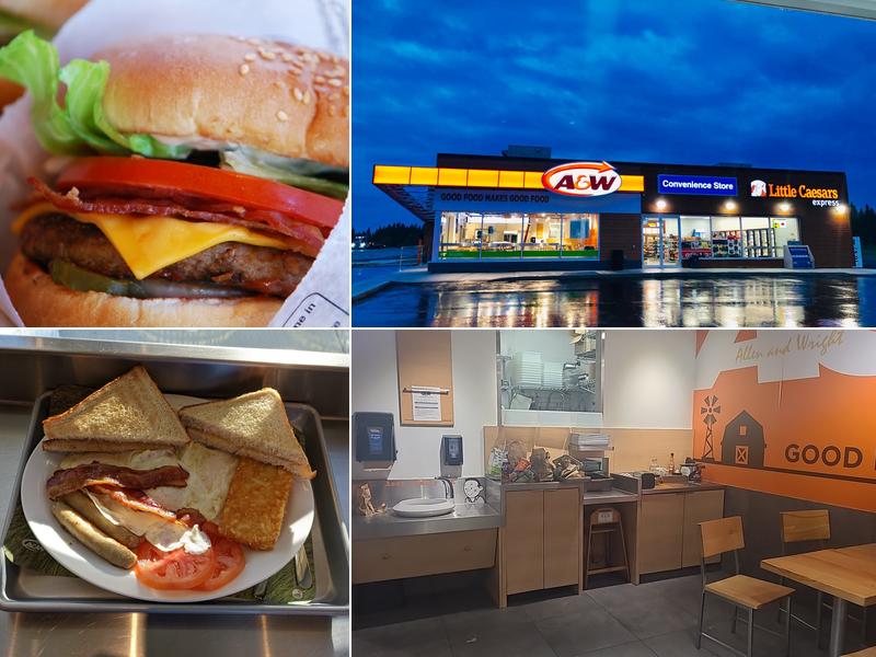 A&W Canada Esso Petrol Station,  99 Trans-Canada Hwy, Cochrane