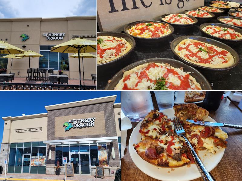 The Hungry Dragon (Mickeys Pizza) Pizza, Games, Beer