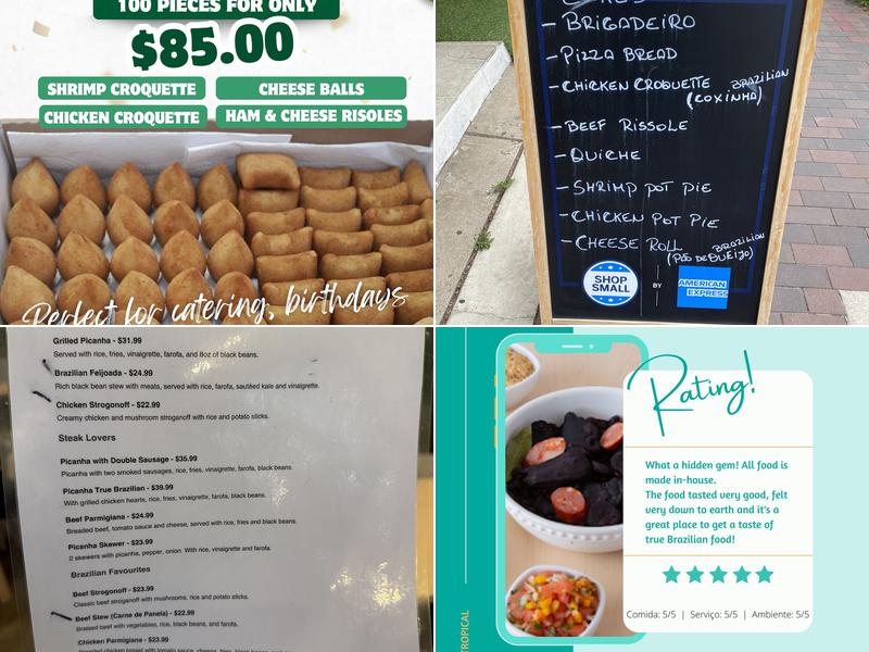 Casa Tropical Menu