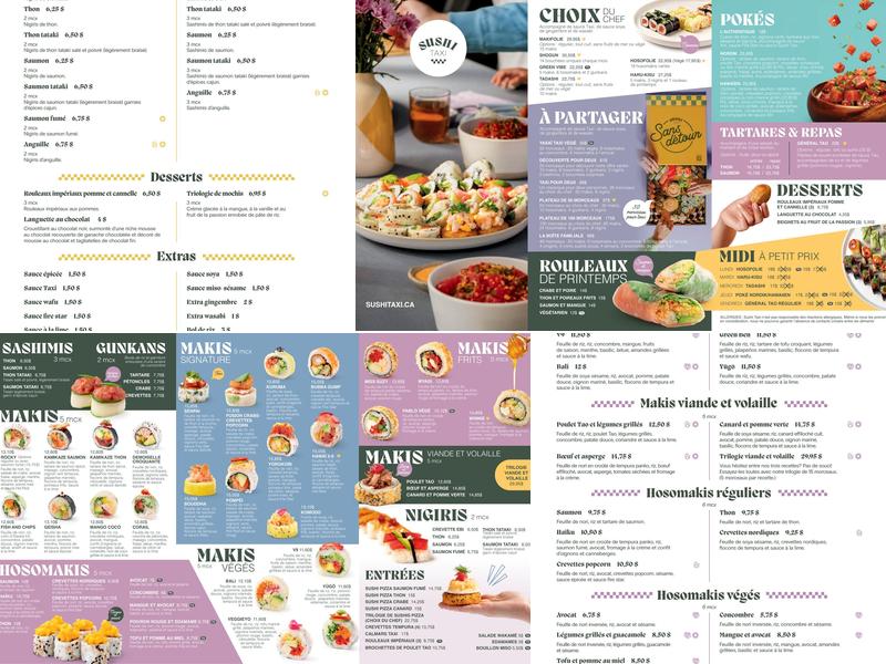 Sushi Taxi - Station Bromont Menu