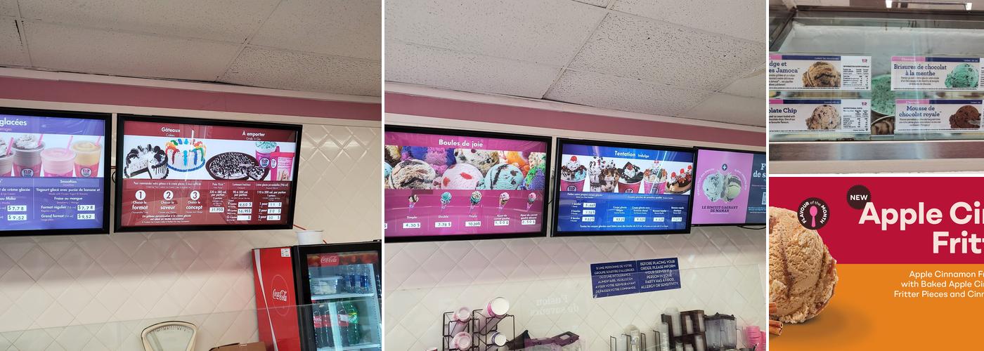 Baskin Robbins Menu