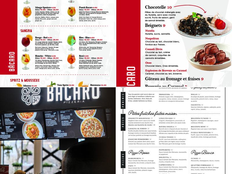 Bacaro Pizzeria Express - Rockland Menu