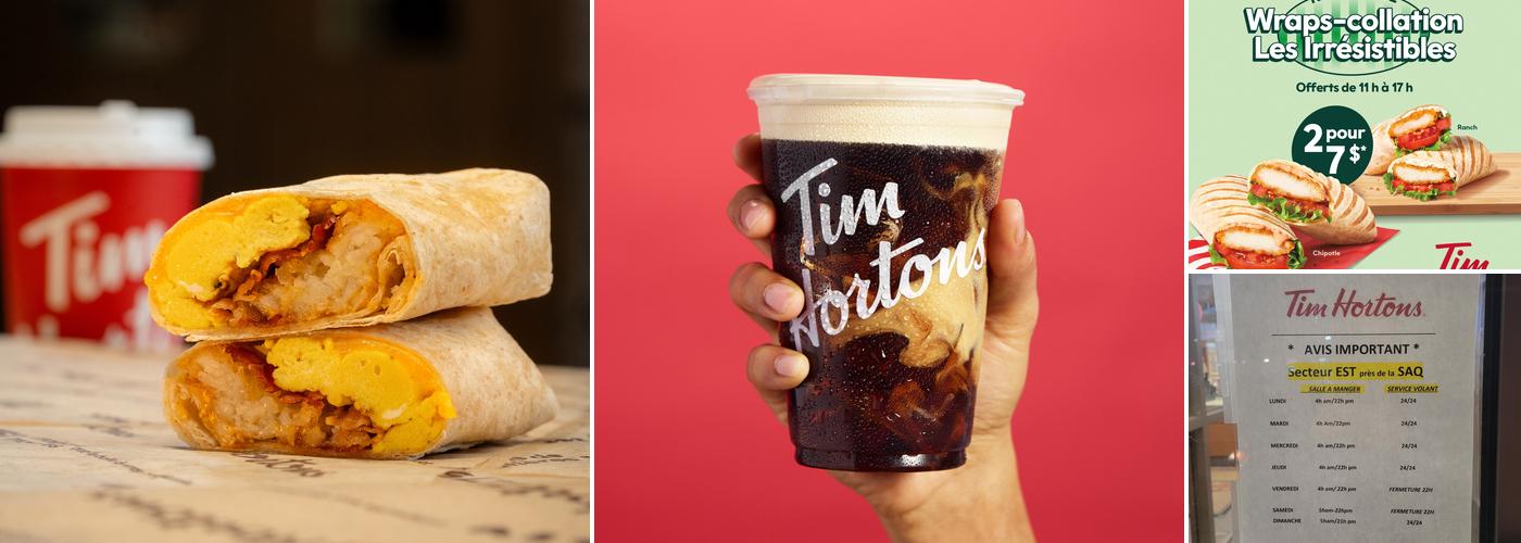 Tim Hortons Menu