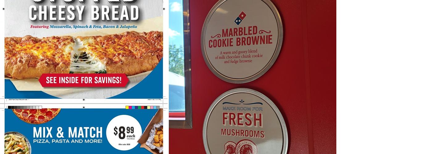 Domino's Pizza Menu