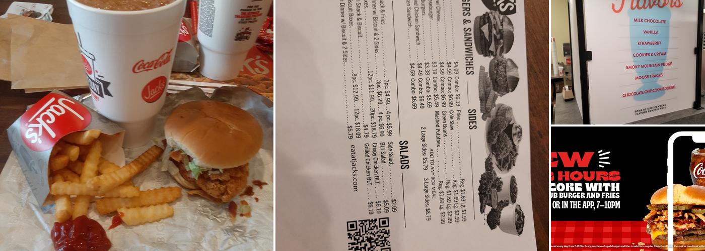 Jack's Menu