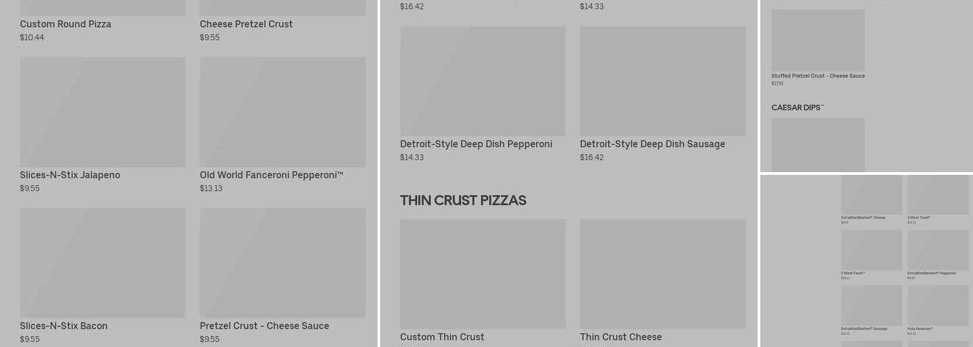 Little Caesars Pizza Menu