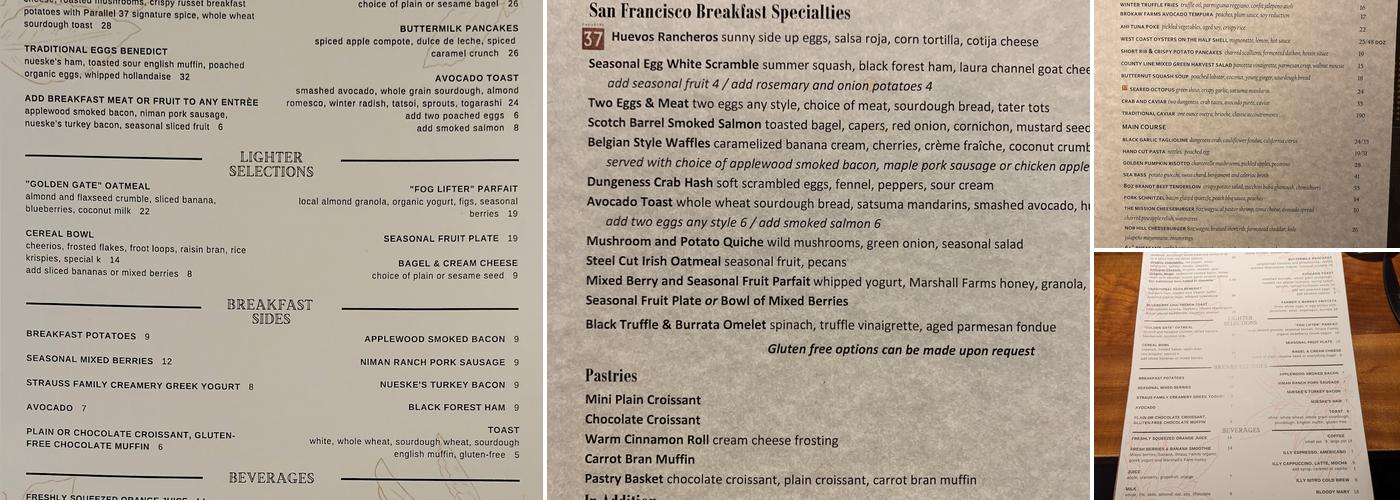 Parallel 37 Menu