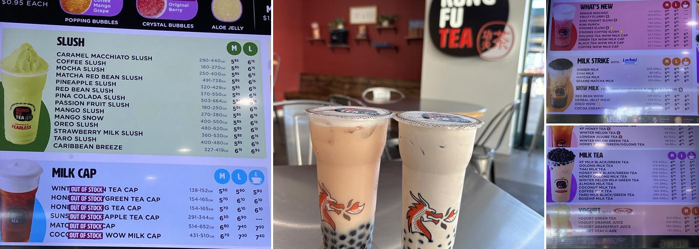 Kung Fu Tea Menu