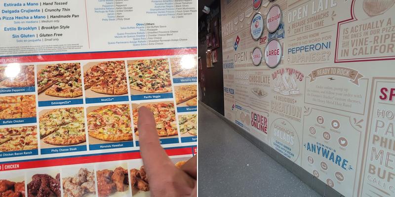 Domino's Pizza Menu