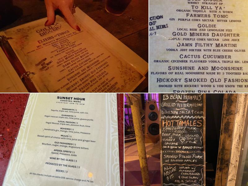 BOHO House Miami Menu
