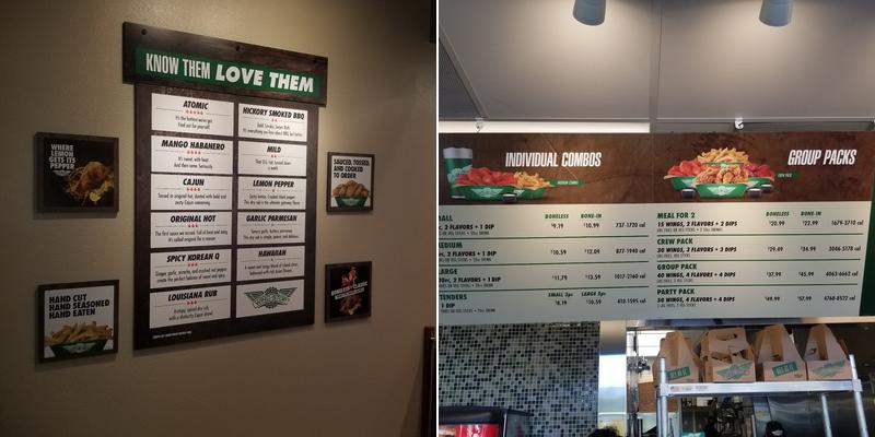 Wingstop Menu