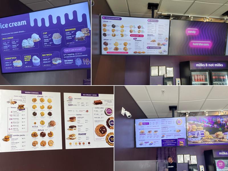 Insomnia Cookies Menu