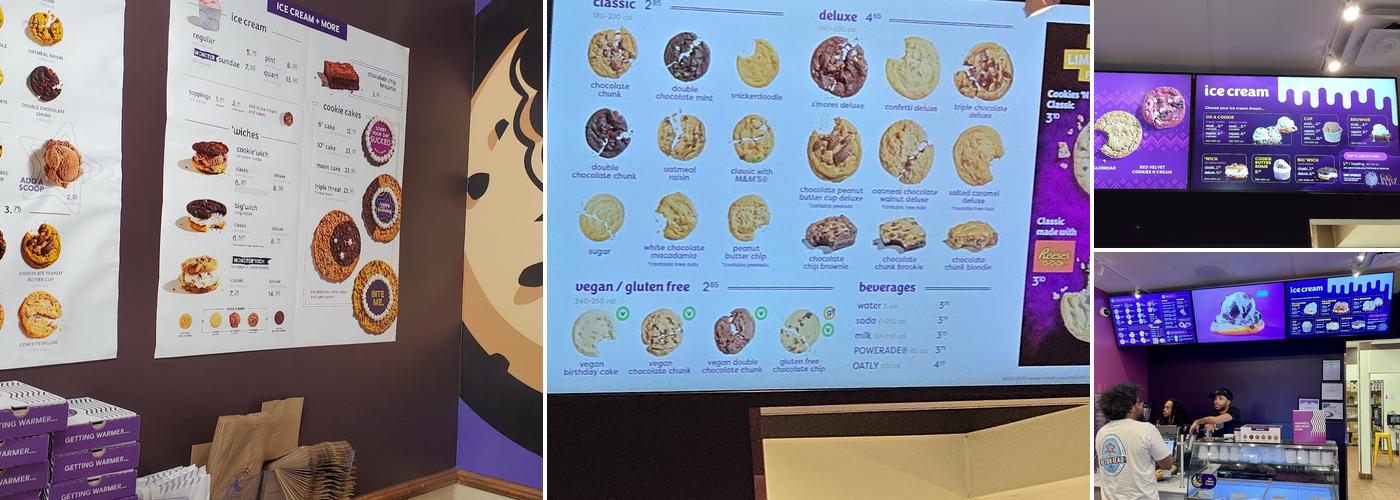 Insomnia Cookies Menu