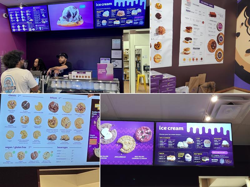 Insomnia Cookies Menu