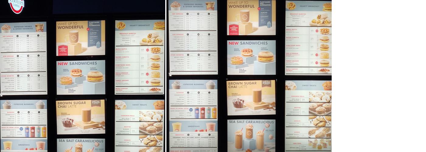 Scooter's Coffee Menu