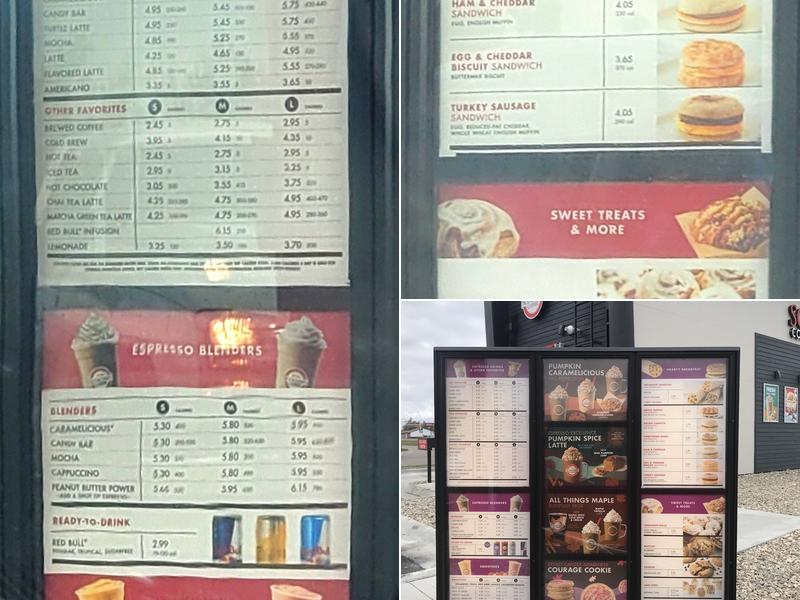 Scooter's Coffee Menu