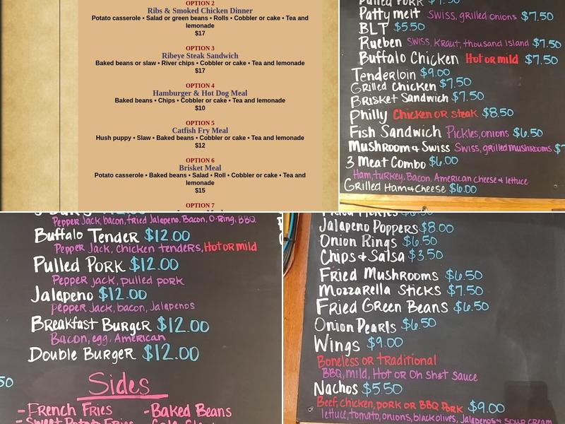 Sand Spring Restaurant Menu