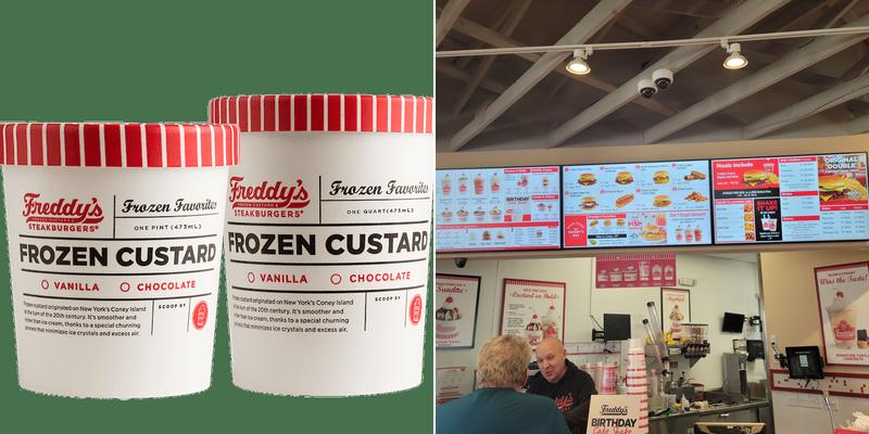 Freddy's Frozen Custard & Steakburgers Menu