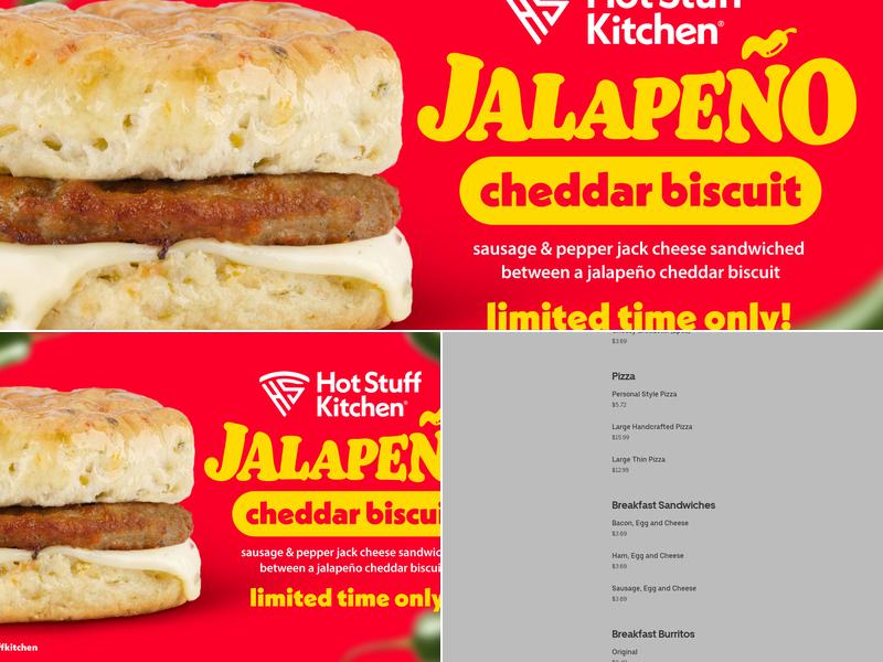 Hot Stuff Pizza Menu