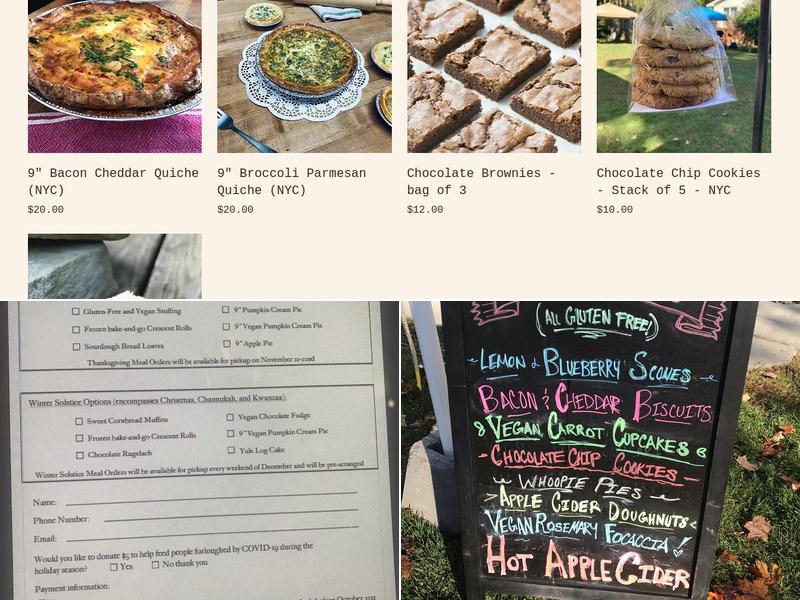 County Road Bakery Menu