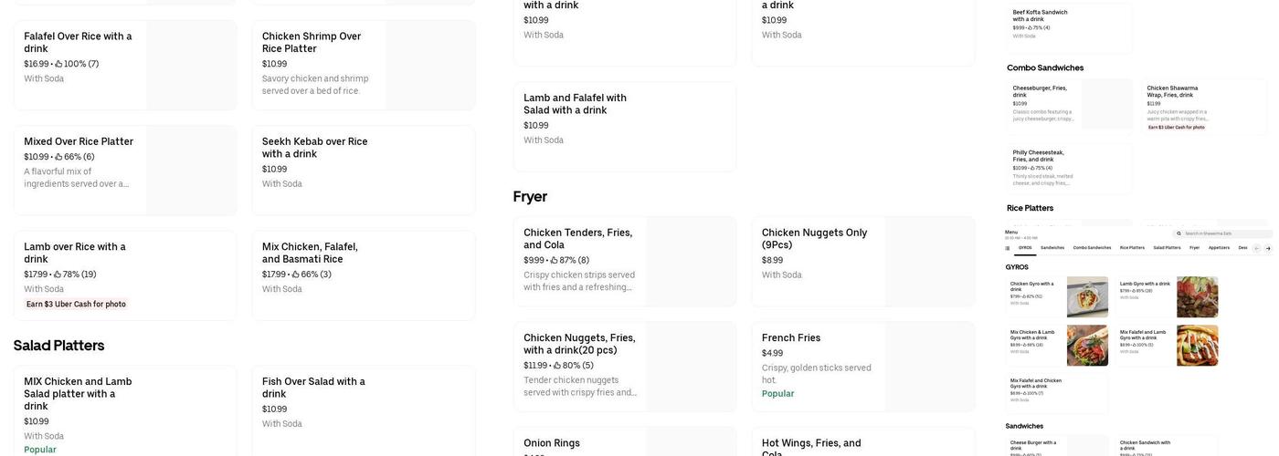 Shawarma Eats Menu