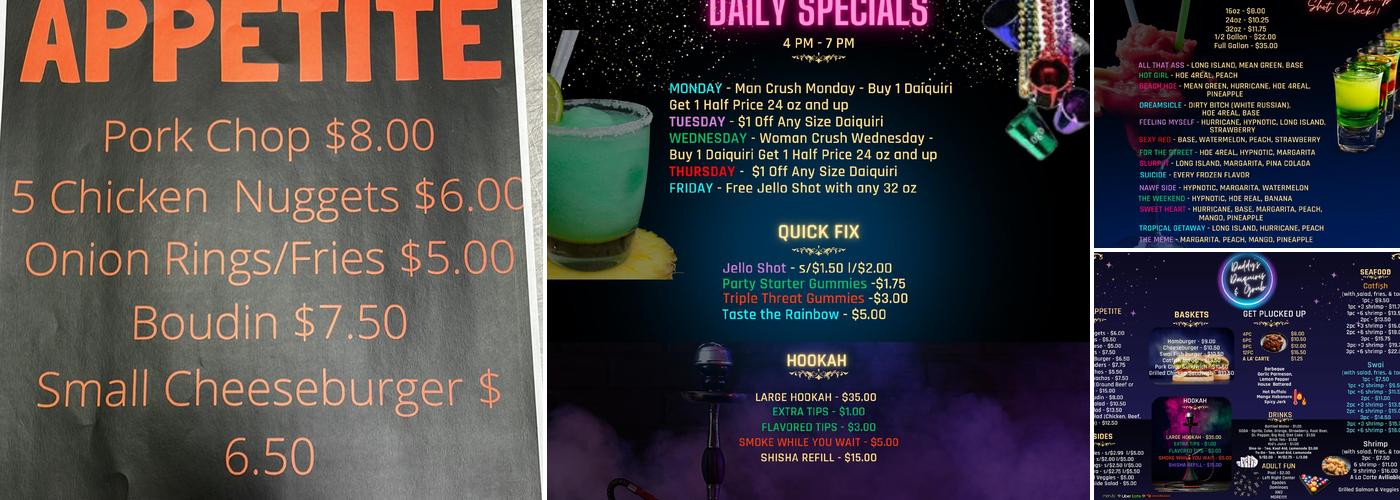 Daddy's Daiquiris n Grub Menu