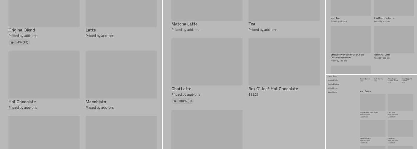 Dunkin' Menu