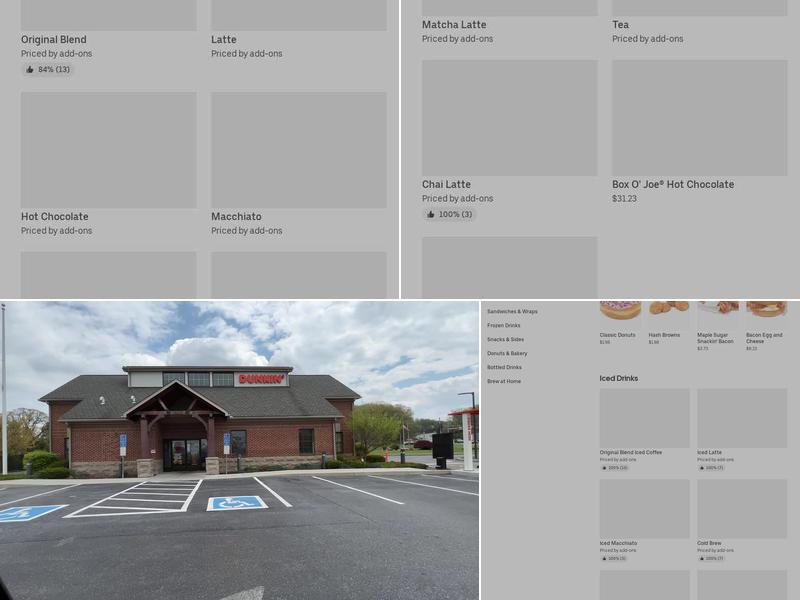 Dunkin' Menu