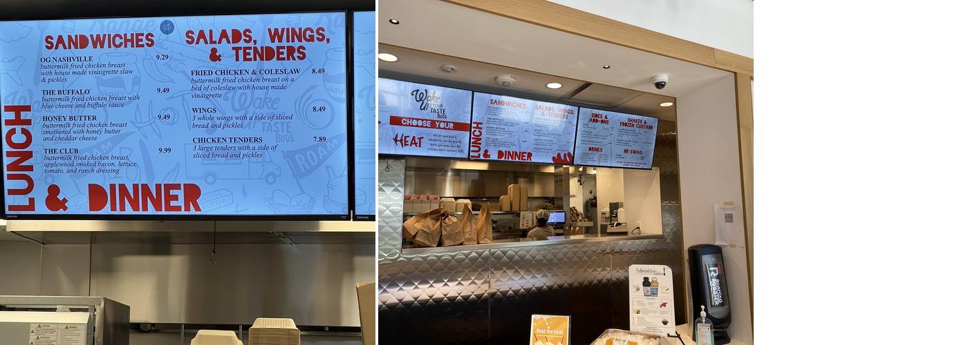 Roaming Rooster Menu