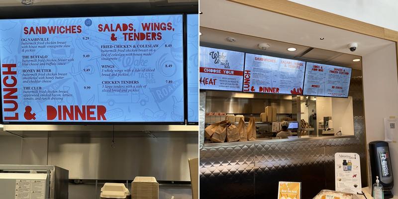 Roaming Rooster Menu