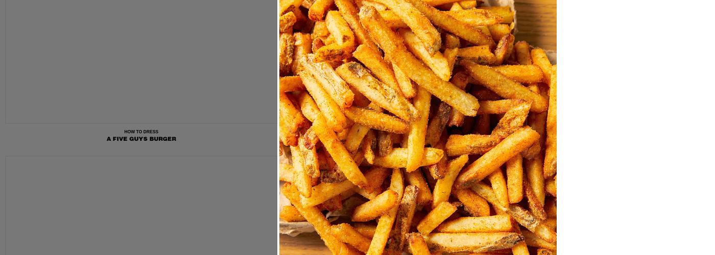 Five Guys Menu