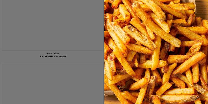 Five Guys Menu
