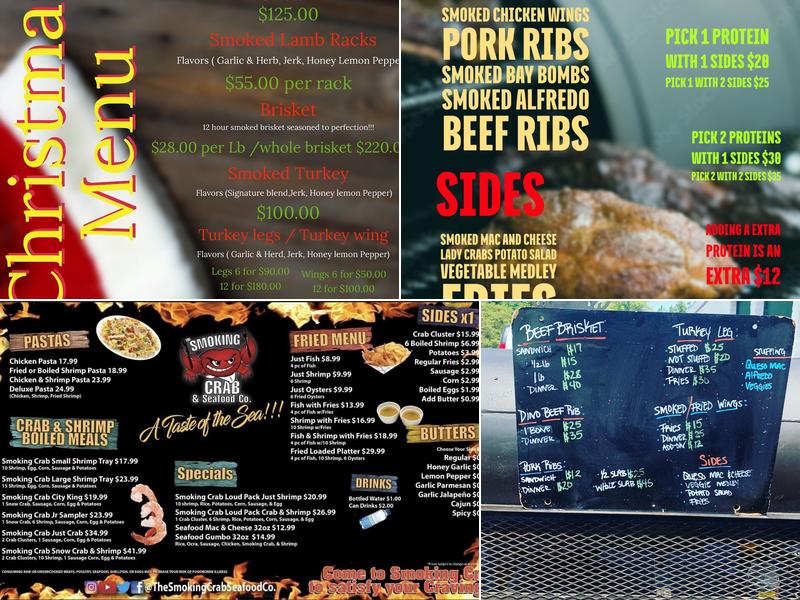 The Smoking Crab LLC Menu