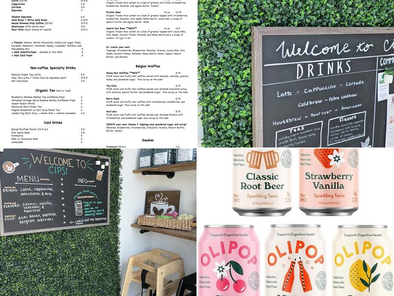 Cips Coffee Roasters Menu