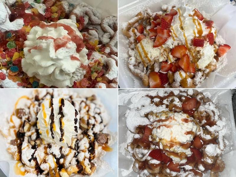Decorative Funnel Cakes
