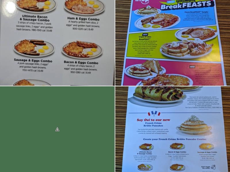 IHOP Menu