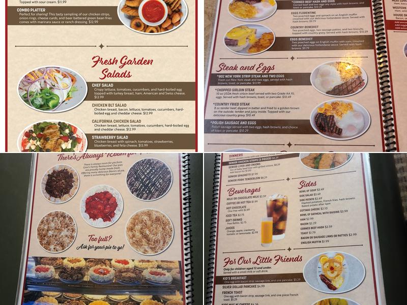 Gimi's BRF Family Restaurant Menu