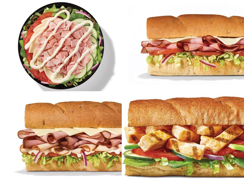 Subway Menu