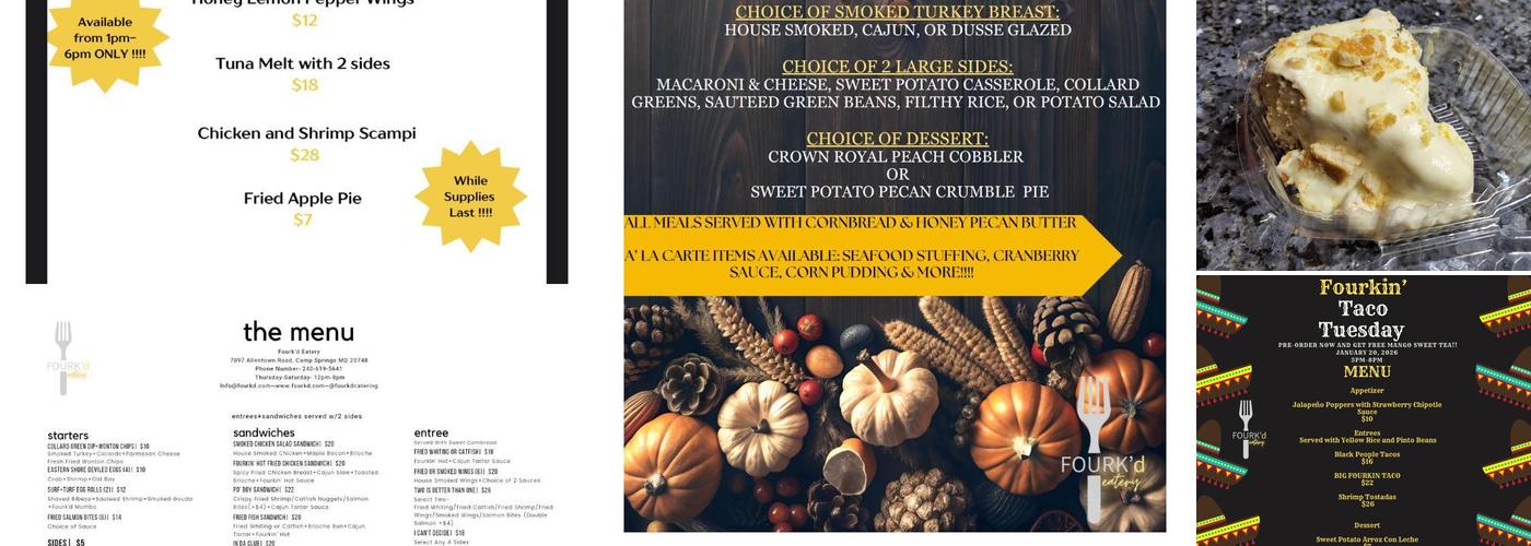 Fourk’d Menu