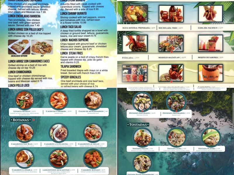 Lupita Mexican Restaurant Bar & Grill Menu