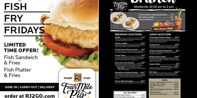 RJ Four Mile Pig Menu