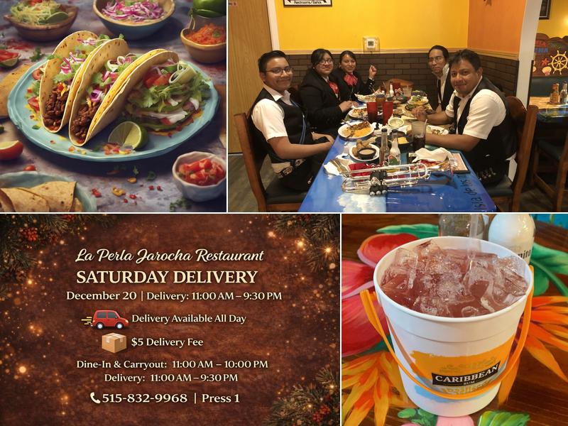 La Perla Jarocha Restaurant 611 2nd St, Webster City