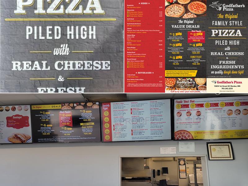 Godfather's Pizza Menu