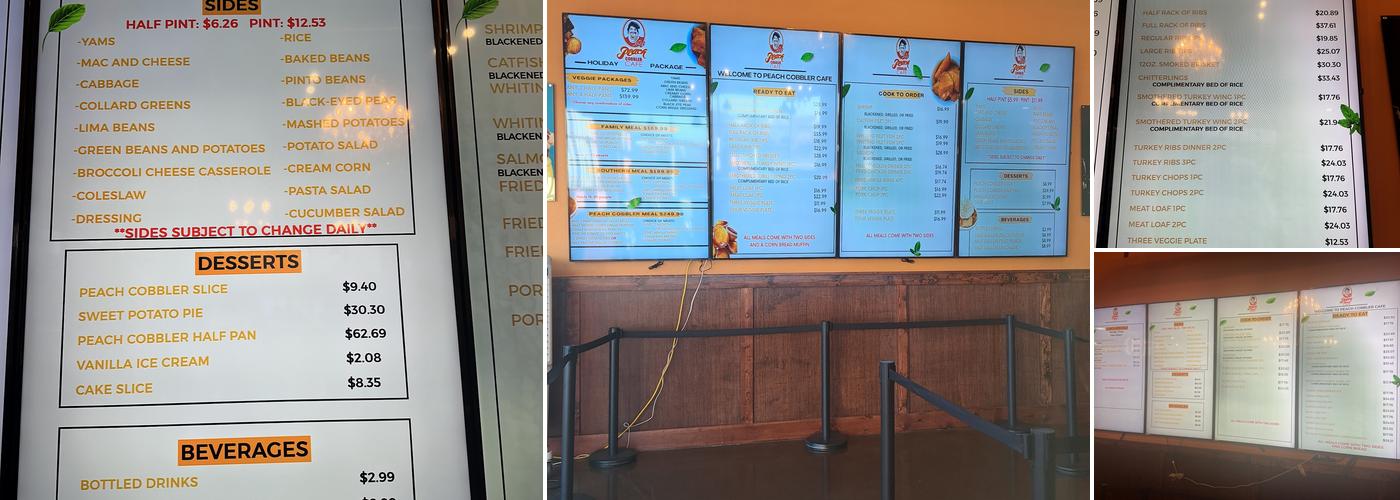 Ms. Ruby's Peach Cobbler Café Fayetteville Menu