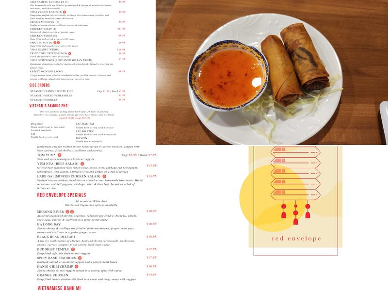 Red Envelope Menu
